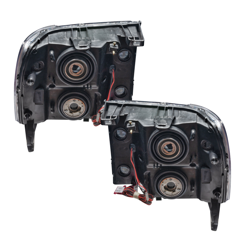 GMC Sierra Headlight Assemblies - ORACLE Lighting - SMD Headlights, Round Ring Design, ColorSHIFT - `07-`13